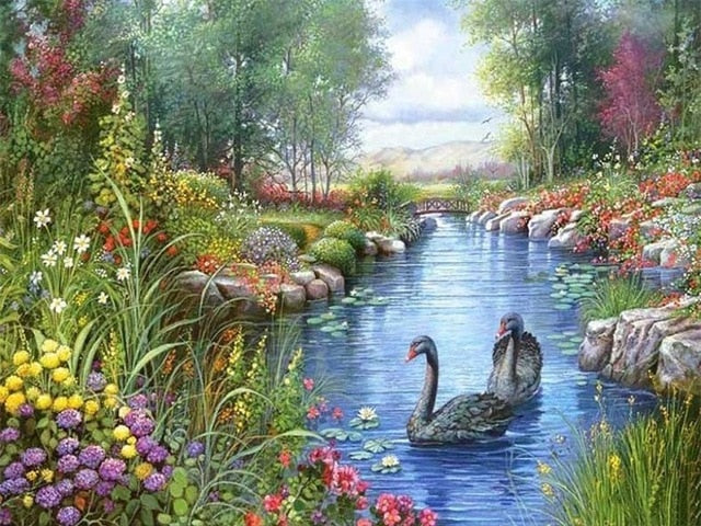 Good Lake Diamond Painting Kit