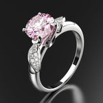Sapphire Diamond 925 Sterling Silver Ring