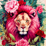 Rose Lion - Diamond Painting Kit