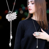 Femme Long Crystal Necklaces
