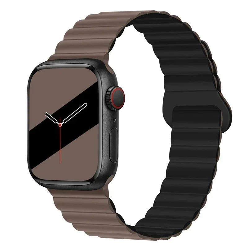 Silicone Magnetic Apple Watch Strap Band