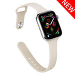 Slim Silicone Strap For Apple Watch Band