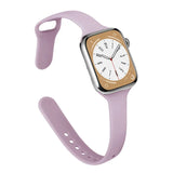 Slim Silicone Strap For Apple Watch Band