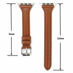 Slim Leather Apple Watch Strap