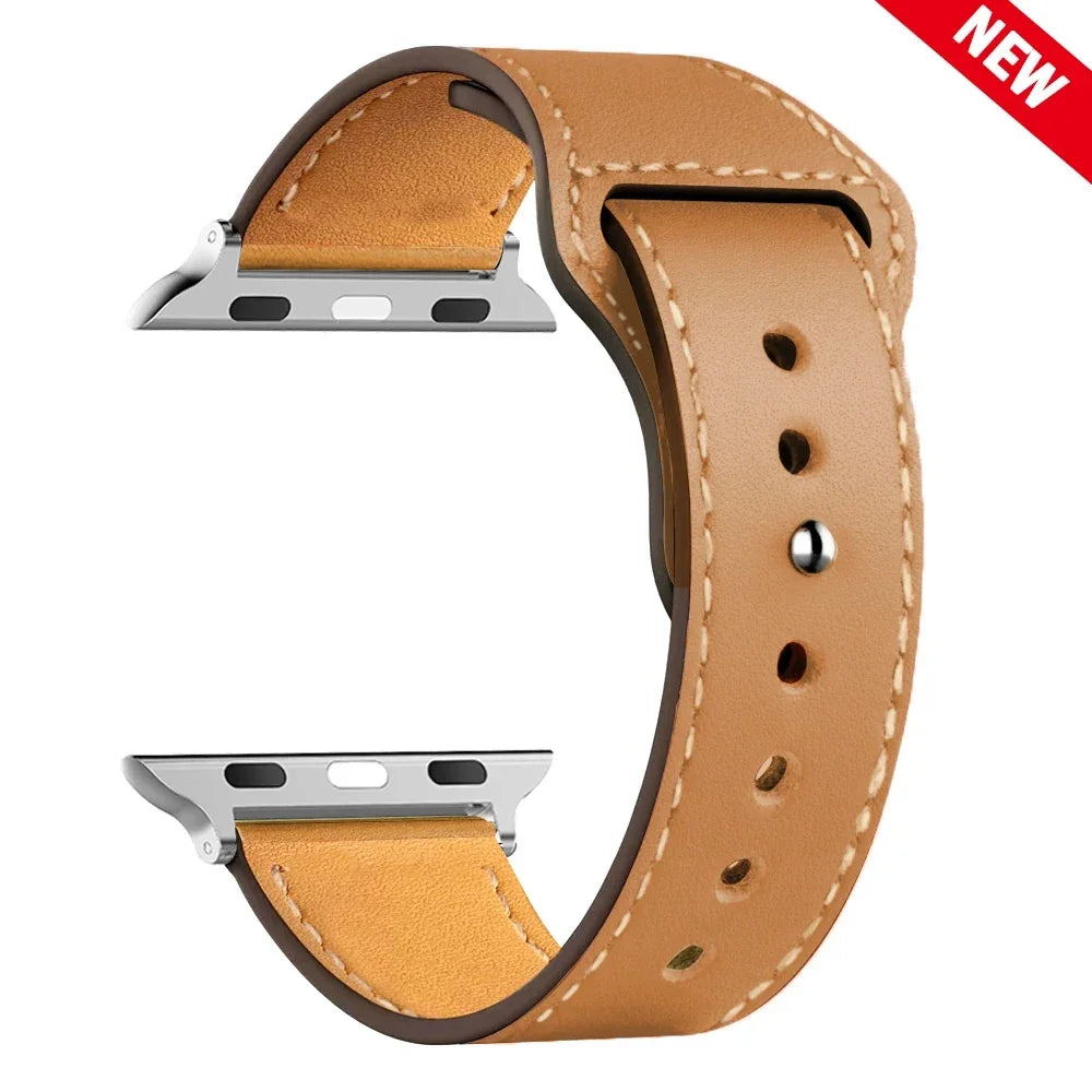 Leather strap For Apple Watch Band