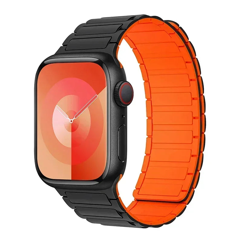 Magnetic Loop Silicone Strap or Apple Watch