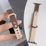 Thin Leather Strap for Apple Watch Band