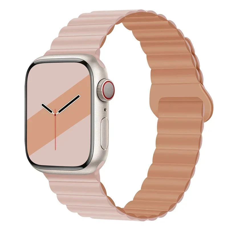 Silicone Magnetic Apple Watch Strap Band