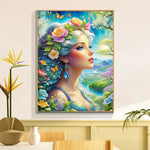 Mesmerizing Woman  - Diamond Painting Kit