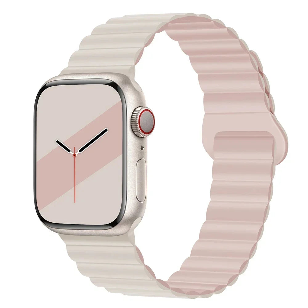 Silicone Magnetic Apple Watch Strap Band