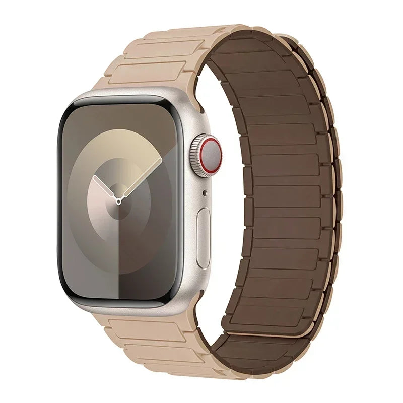 Magnetic Loop Silicone Strap or Apple Watch