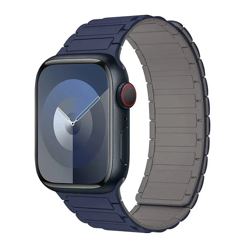 Magnetic Loop Silicone Strap or Apple Watch