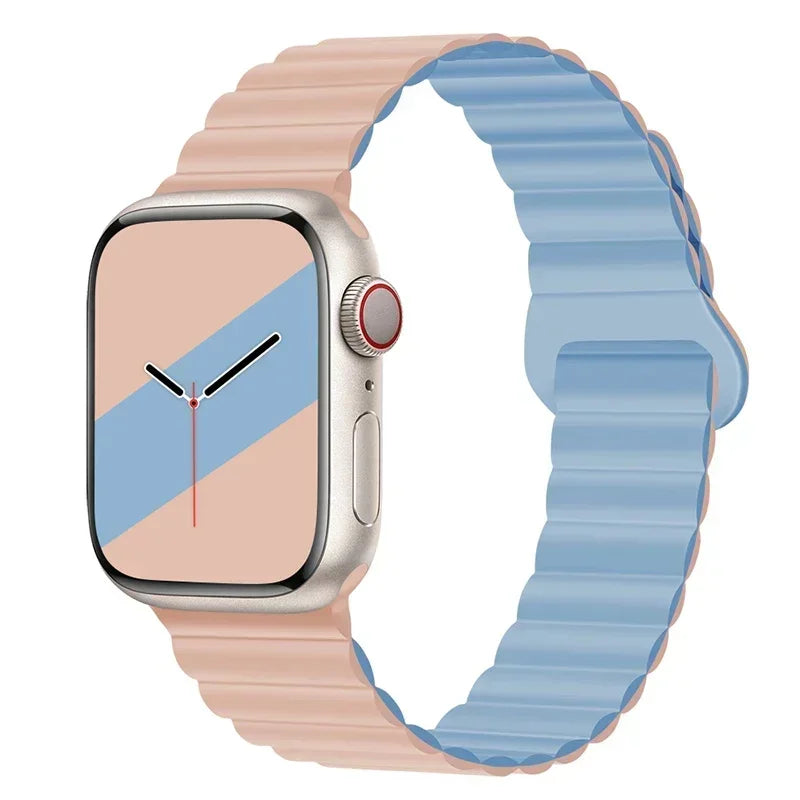 Silicone Magnetic Apple Watch Strap Band