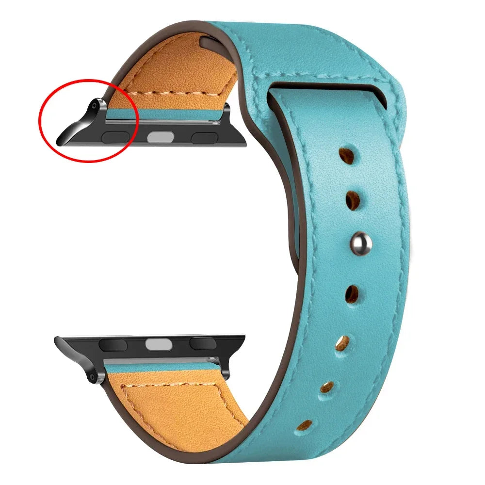 Leather strap For Apple Watch Band