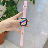 Slim Silicone Strap For Apple Watch Band