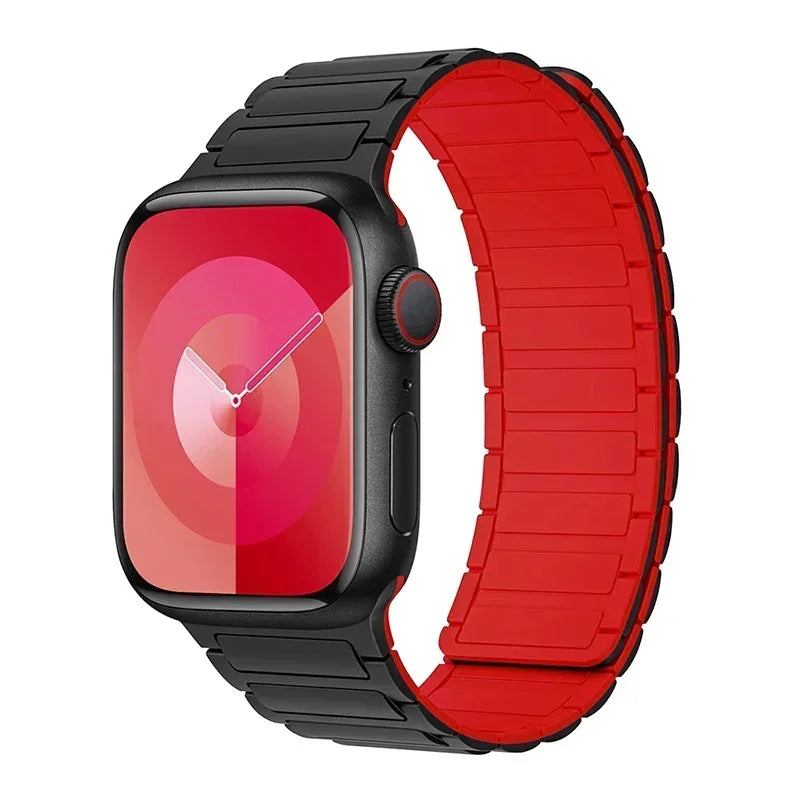 Magnetic Loop Silicone Strap or Apple Watch