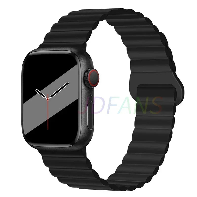 Silicone Magnetic Apple Watch Strap Band