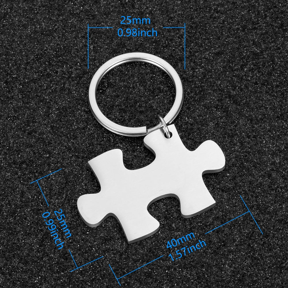 Personalized Couple Keychain 2pcs