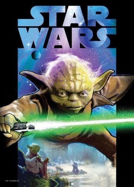 Starwars Yoda In Action - Diamond Painting Kit