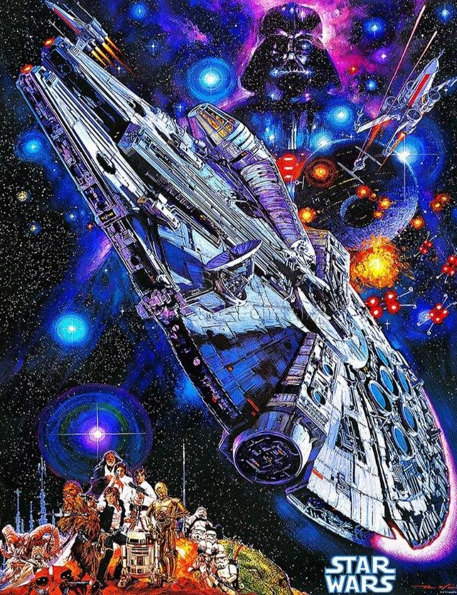 Millennium Falcon Star Wars - 5D Diamond Painting -  %