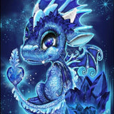 Blue Dragon - Diamond Painting Kit