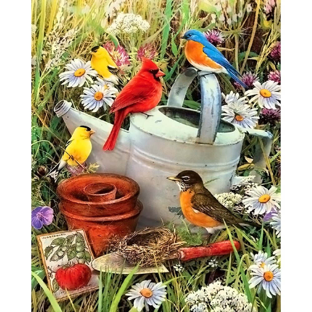 Relaxing Birds Diamond Painting Kit