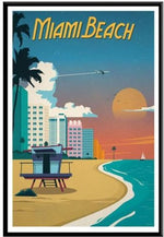 Vintage Miami Beach - Diamond Painting Kit