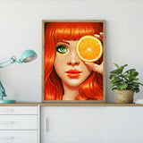 Orange Beauty - Diamond Painting Kit