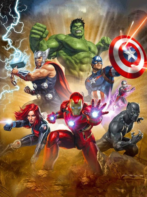 Marvel Avengers - Diamond Painting Kit