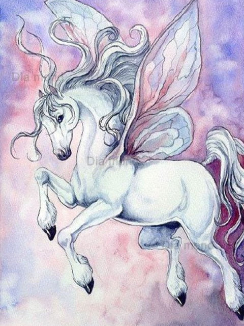 Flying Unicorn - Diamond Painting Kit
