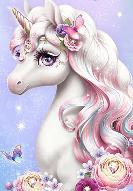 Cute Unicorn- Diamond Painting Kit
