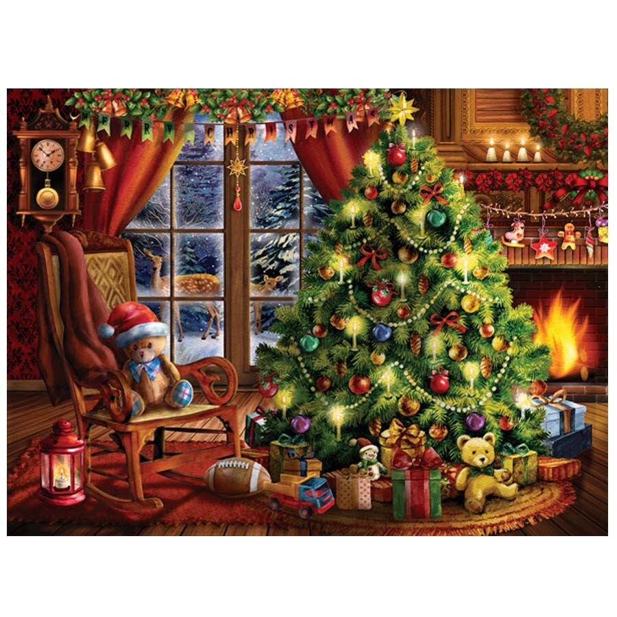 Indoor Christmas Tree - Diamond Painting Kit