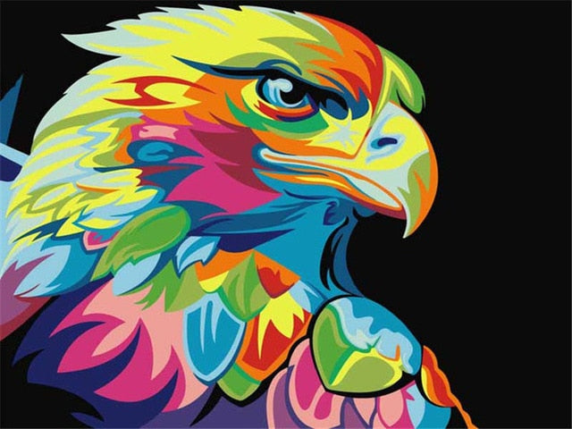Eagle Pop Art - Paint By Number Kit