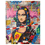 Mona Lisa Graffiti - Diamond Painting Kit