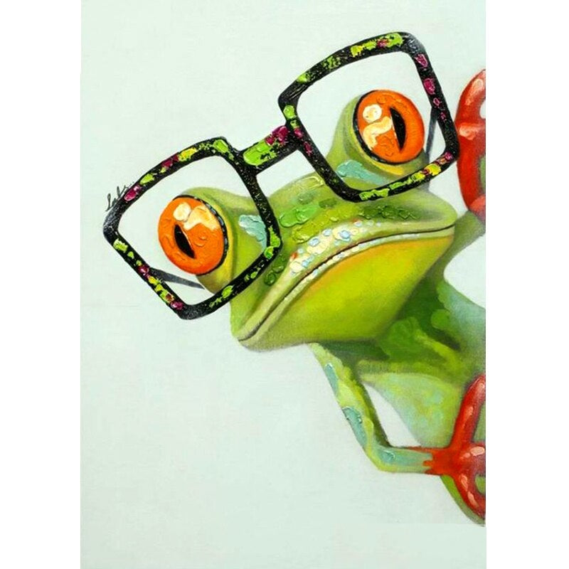 Cartoon Frog - Diamond Painting Kit