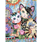 Colorful Cat - Diamond Painting Kit