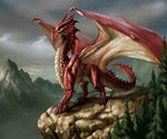 Dragon On The Rocks - Diamond Painting Kit