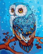 Owly Glamor  - Diamond Painting Kit