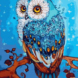 Owly Glamor  - Diamond Painting Kit