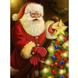 Santa With Star - Diamond Painting Kit