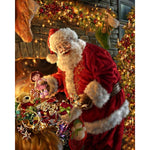 Santa With Goodies  - Diamond Painting Kit