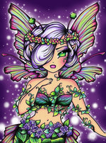 Leaf Girl - Diamond Painting Kit