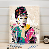 Audrey Hepburn - Paint By Number Kit