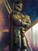 Mandalorian Pose - Diamond Painting Kit