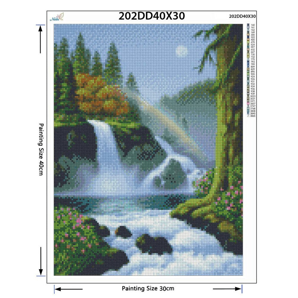 
                  
                    Rainbow Waterfall Diamond Painting Kit
                  
                