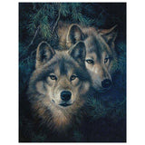 Wolf Portrait - Diamond Painting Kit