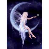 Crescent White Fairy  - Diamond Painting Kit