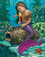 Baby Mermaid - Diamond Painting Kit