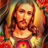 Jesus In My Heart - Diamond Painting Kit