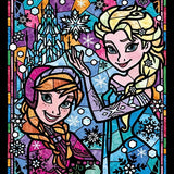 Smiling Anna & Elsa  - Diamond Painting Kit